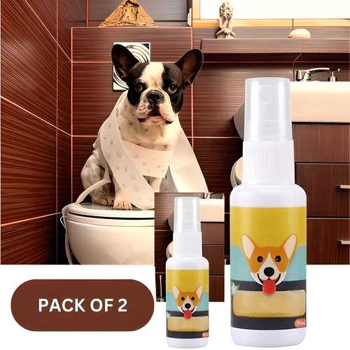Natural Potty Training Spray for Dogs & Cats – Pack of 2 (30ml each)